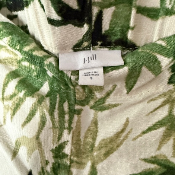 J Jill Tropical Print Wide Leg Pants Size Small - Picture 4 of 5